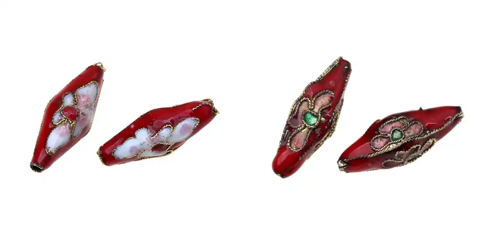 Durability demonstration of cloisonne enamel coating resistance to wear and fading.