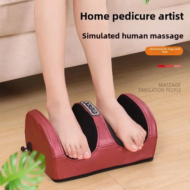 Hot compress foot massager, shown in relaxation setting..
