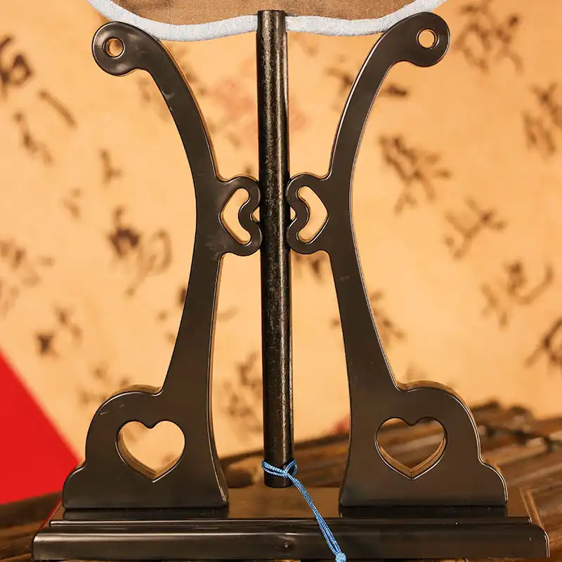 Authentic Suzhou embroidery silk fan showing premium materials bamboo frame and cultural artistry.