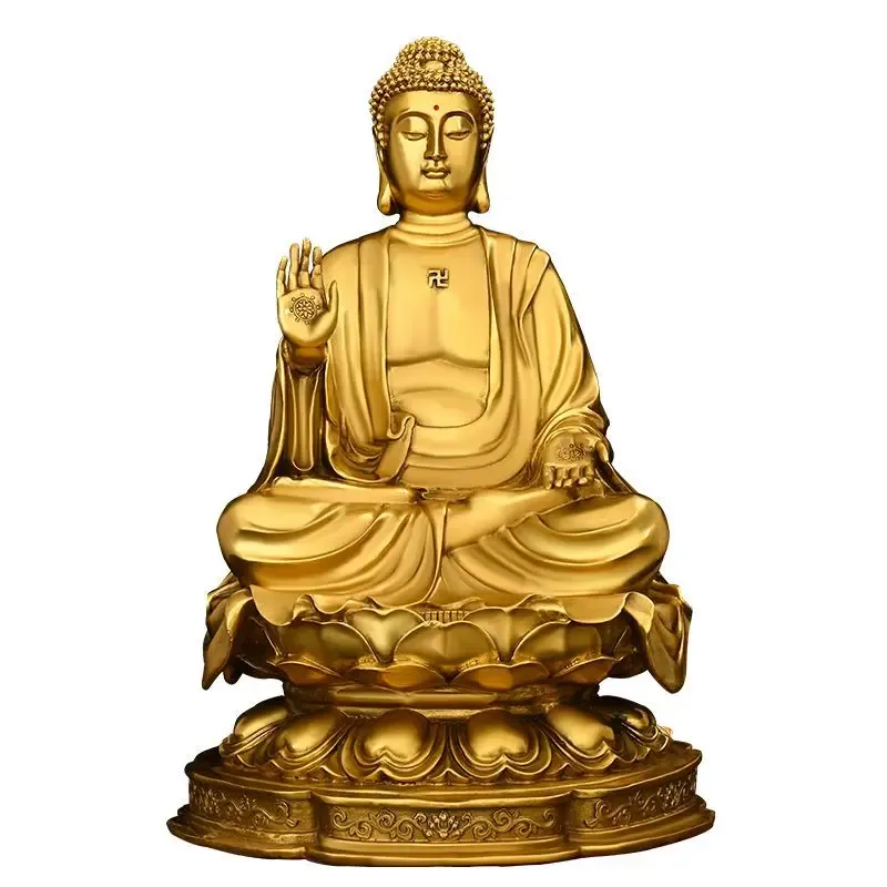 Close-up of lotus base details showing traditional Buddhist symbolism and craftsmanship.