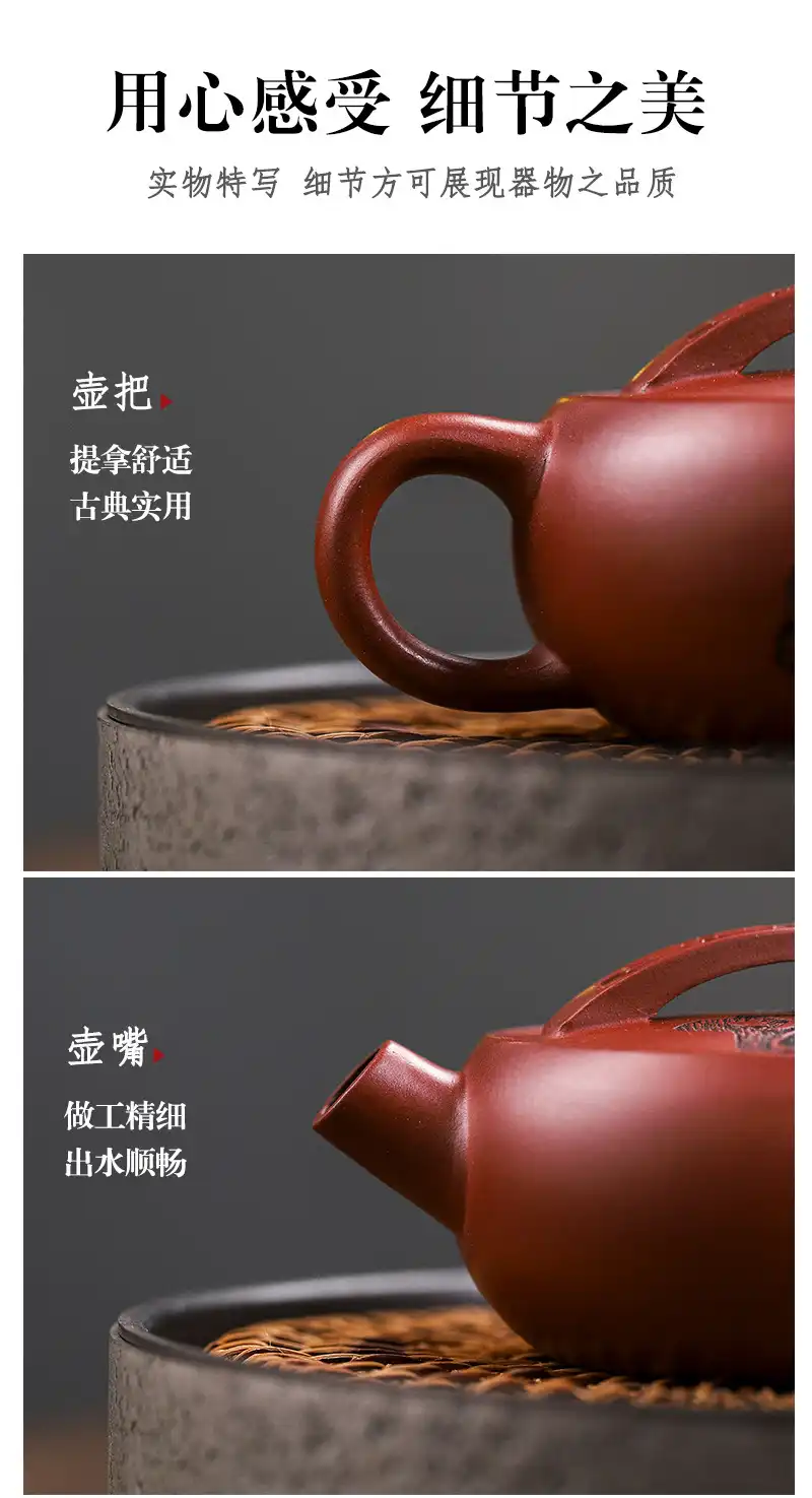 Dragon Blood Sand Zen teapot collection showcasing timeless elegance and cultural heritage value.