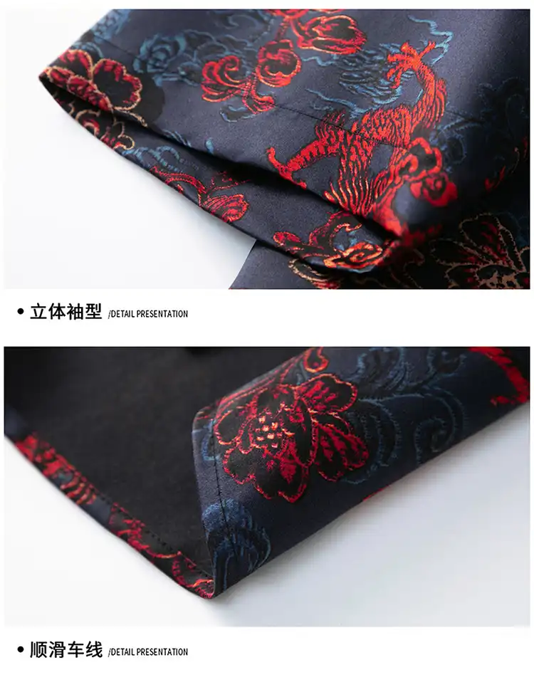 Size chart comparison showing Tang style shirt in different sizes from L to XXXL.