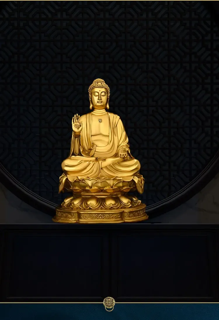 Gift packaging showing Buddha statue in elegant box perfect for special occasions.