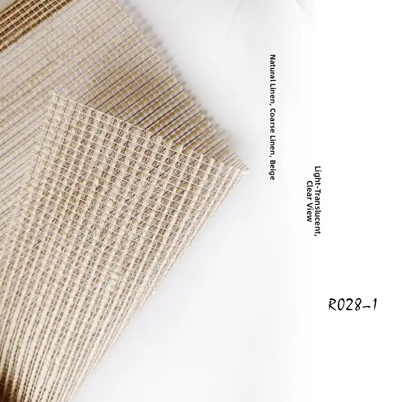 Electric operation system on Chinese bamboo curtain screen for convenient daily control.