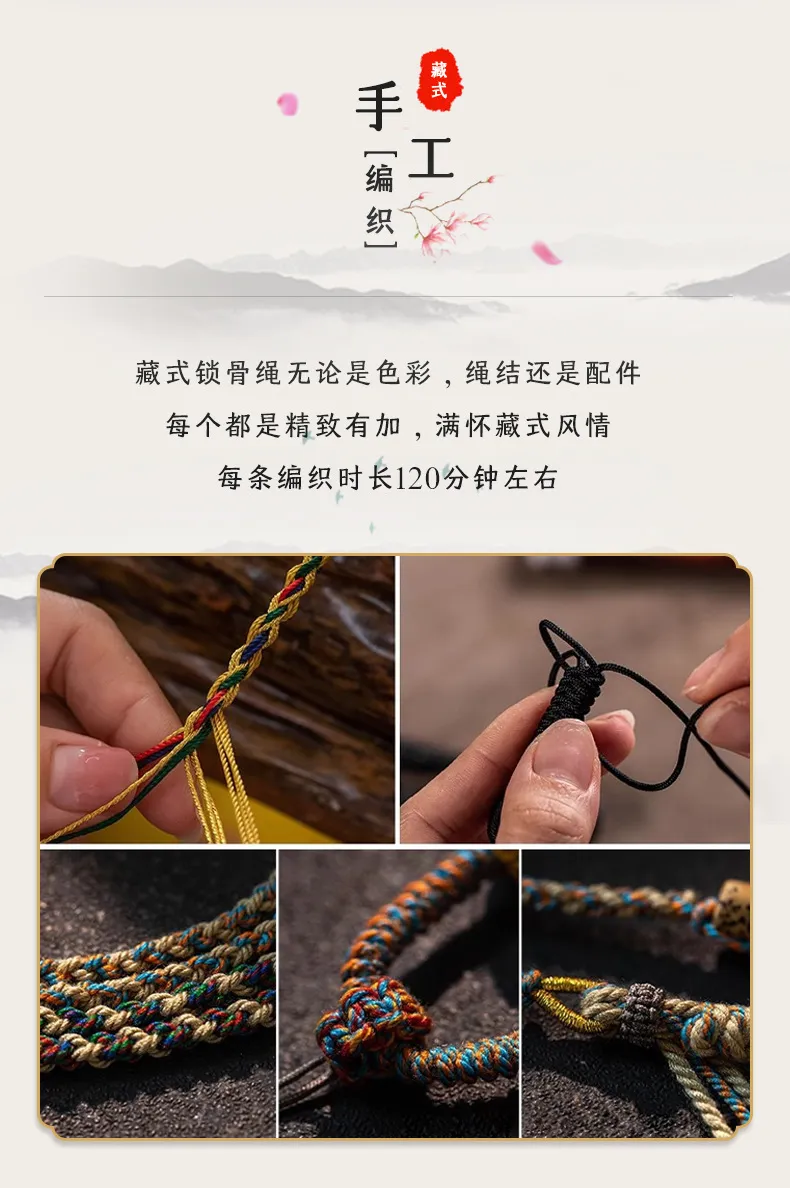Lifestyle shot of Tibetan ethnic necklace perfect for party wear and daily styling.