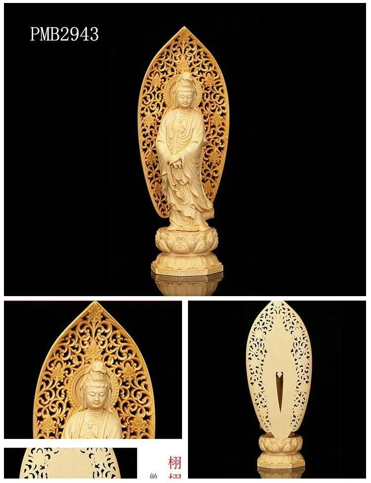 Buddha statue creating zen atmosphere in home meditation spiritual decoration setting.