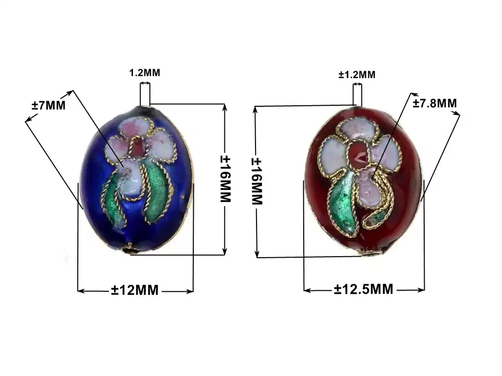 Complete cloisonne DIY kit contents including beads, tools, and instruction materials.