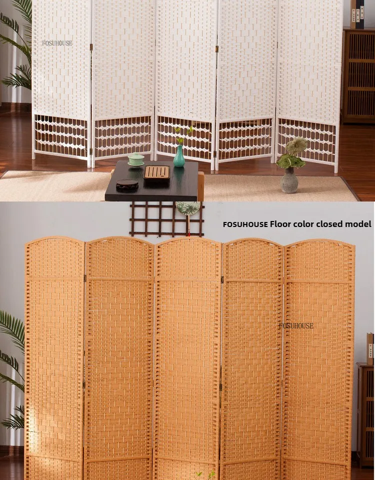 Room separator in studio apartment demonstrating space optimization and privacy solution.