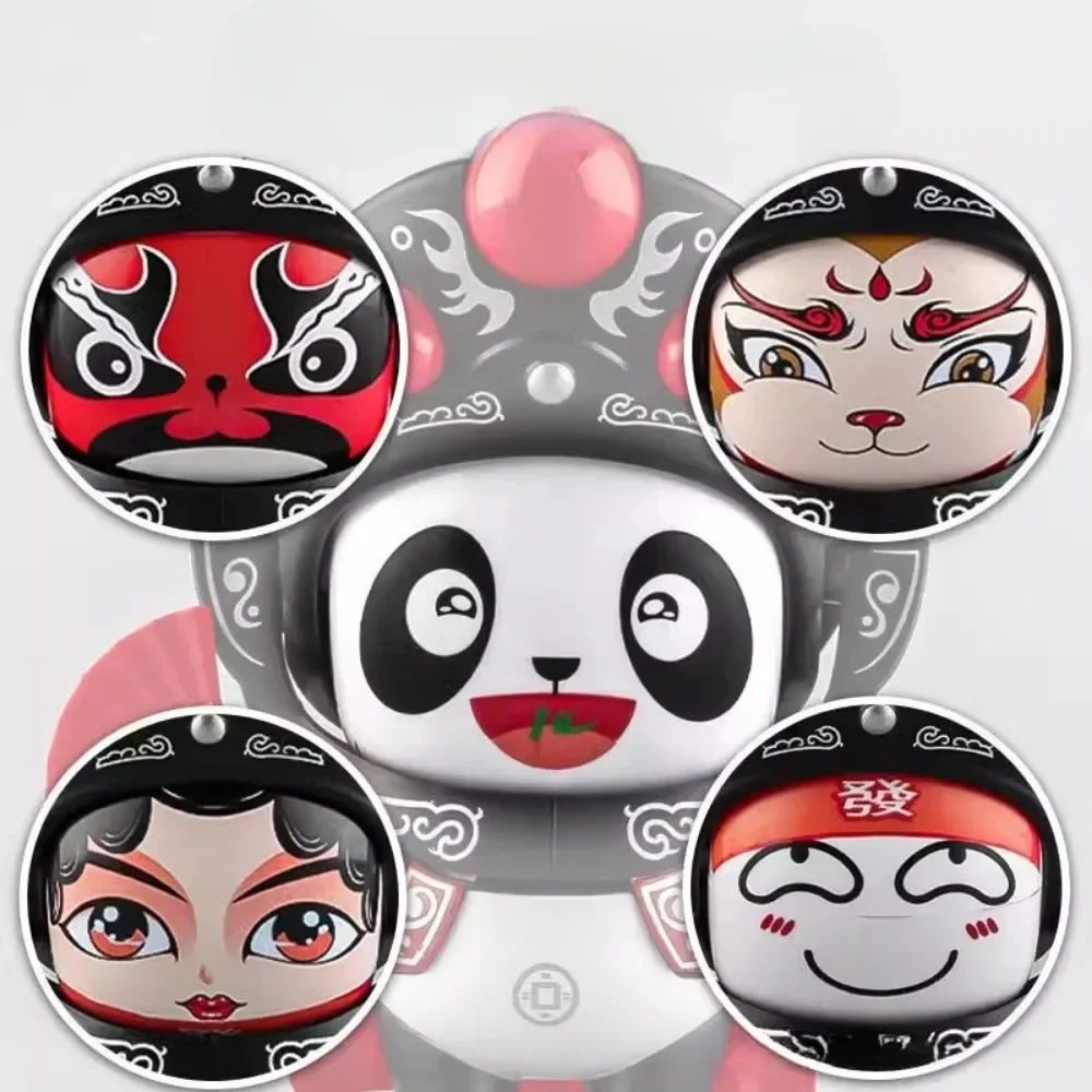 Panda Doll Original Face Before Change Traditional Chinese Design